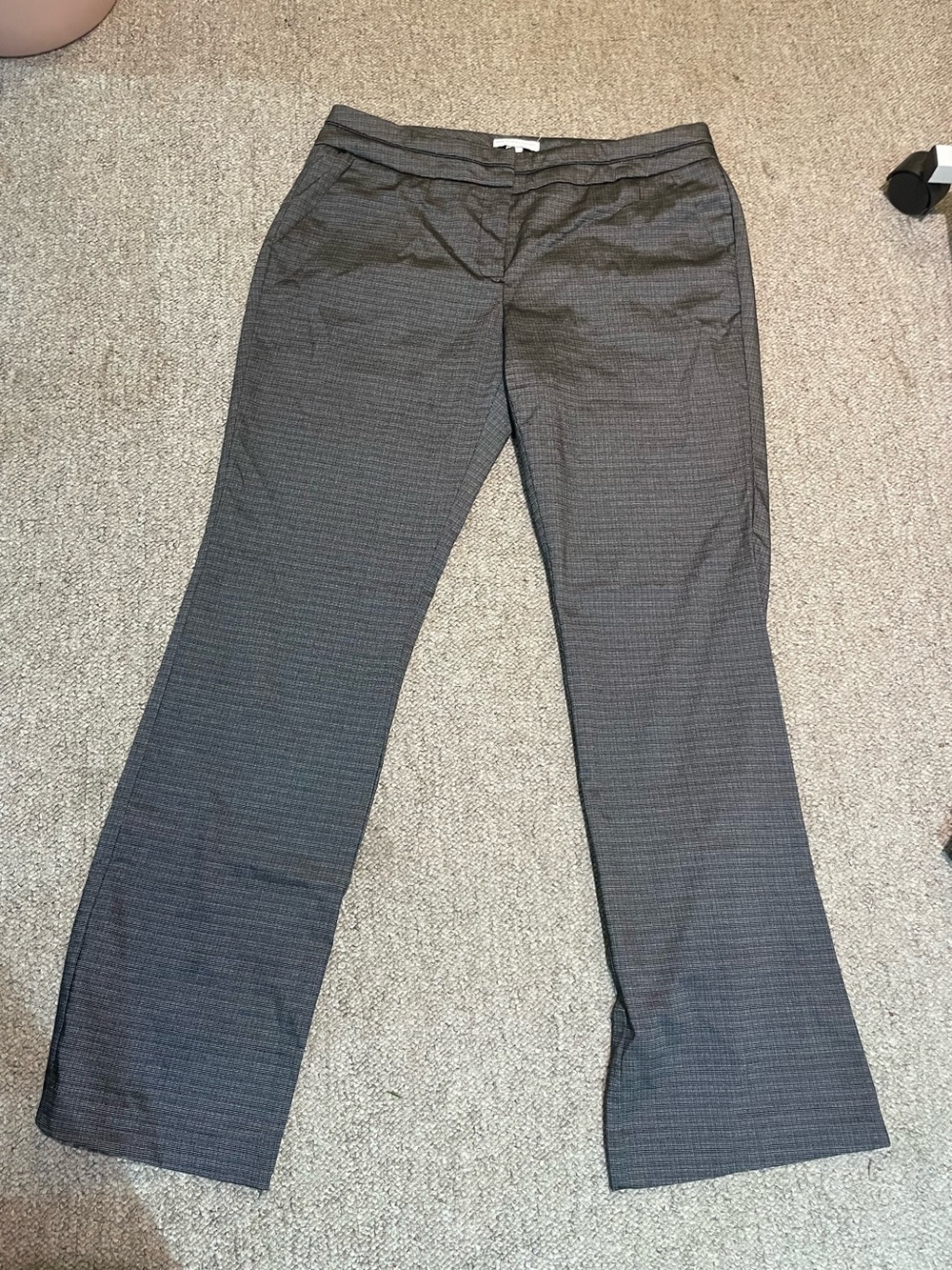 New York & Company Black and White silver Textured Stretch pants